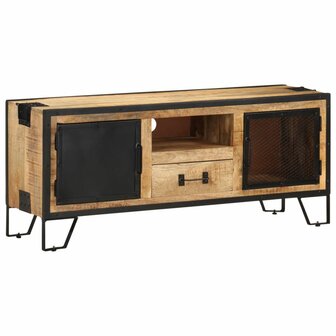 Tv-meubel 110x31x46 cm ruw mangohout 12