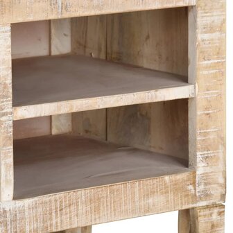 Tv-meubel 110x35x46 cm massief mangohout 8