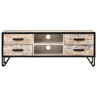 Tv-meubel 110x30x41 cm massief acaciahout 2