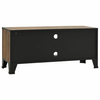 Tv-meubel 105x36x47 cm metaal en MDF rustiek bruin 5