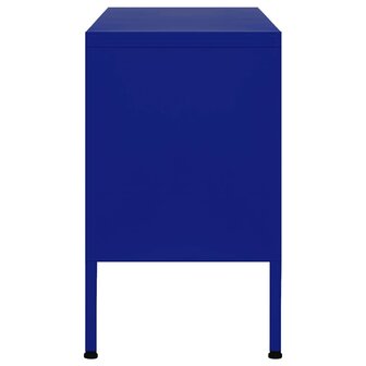 Tv-meubel 105x35x50 cm staal marineblauw 4