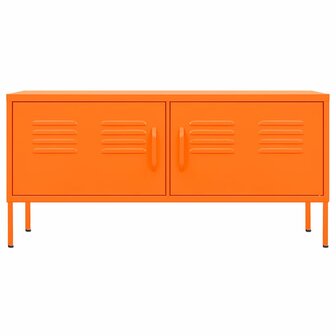 Tv-meubel 105x35x50 cm staal oranje 3