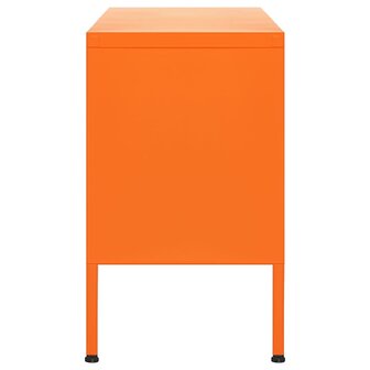 Tv-meubel 105x35x50 cm staal oranje 4