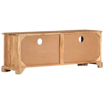 Tv-meubel 110x30x40 cm massief acaciahout bruin 3