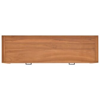 Tv-meubel 120x40x45 cm massief teakhout 6