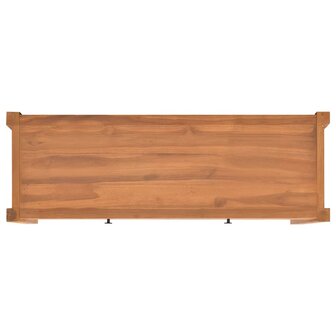 Tv-meubel met lades 120x40x45 cm massief teakhout 5