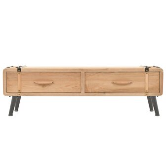 Tv-meubel 110x33x35 cm massief vurenhout 3