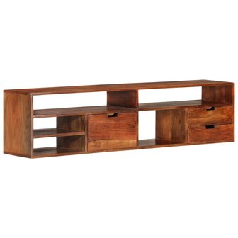 Tv-meubel 140x30x35 cm massief acaciahout 12