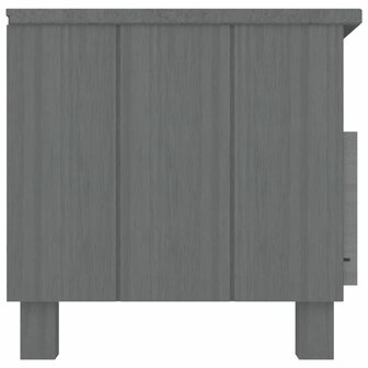 Tv-meubel HAMAR 106x40x40 cm massief grenenhout donkergrijs 4