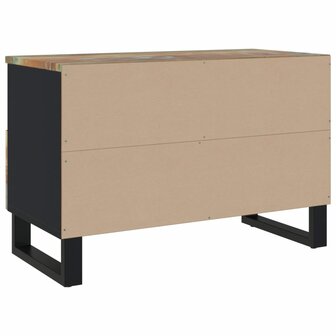 Tv-meubel 70x33x46cm massief teruggewonnen hout 5