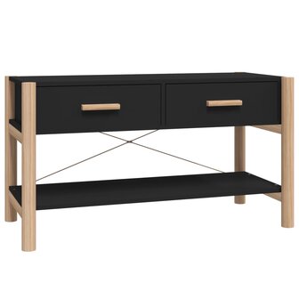 Tv-meubel 82x38x45 cm bewerkt hout zwart 2