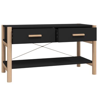 Tv-meubel 82x38x45 cm bewerkt hout zwart 7