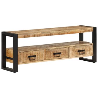 Tv-meubel 120x30x45 cm massief mangohout 1