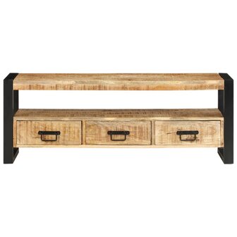 Tv-meubel 120x30x45 cm massief mangohout 2