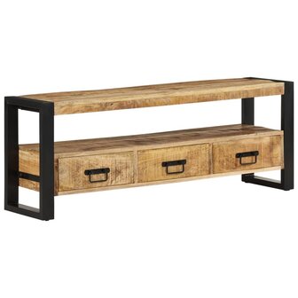 Tv-meubel 120x30x45 cm massief mangohout 11