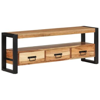 Tv-meubel 120x30x45 cm massief acaciahout 1