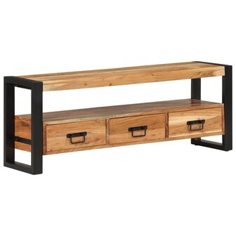 Tv-meubel 120x30x45 cm massief acaciahout 8