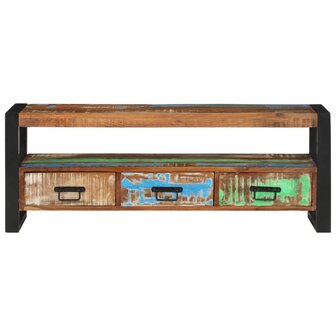 Tv-meubel 120x30x45 cm massief gerecycled hout 2