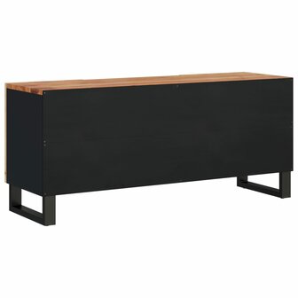 Tv-meubel 105x33,5x46 cm massief acaciahout en bewerkt hout 5