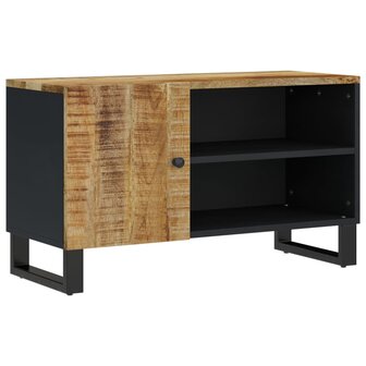 Tv-meubel 80x33x46 cm massief mangohout en bewerkt hout 10