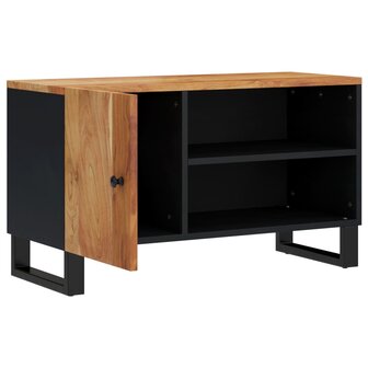 Tv-meubel 80x33x46 cm massief acaciahout en bewerkt hout 3