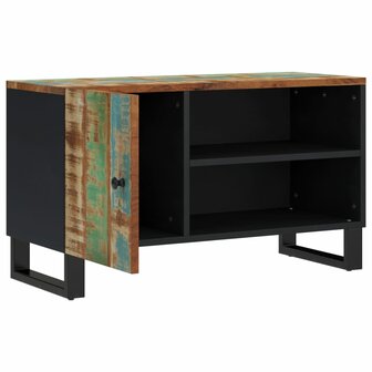 Tv-meubel 80x33x46 cm massief hout gerecycled en bewerkt hout 3