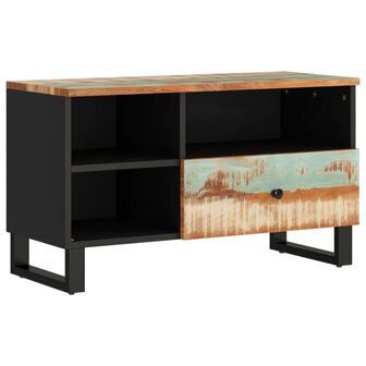 Tv-meubel 80x33x46 cm massief hergebruikt hout en bewerkt hout 2