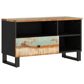 Tv-meubel 80x33x46 cm massief hergebruikt hout en bewerkt hout 3