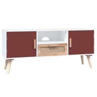 Tv-meubel met deuren 105x30x45 cm bewerkt hout 2