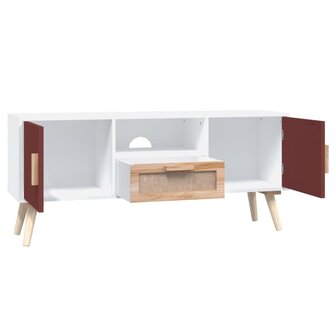 Tv-meubel met deuren 105x30x45 cm bewerkt hout 4