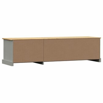 Tv-meubel VIGO 156x40x40 cm massief grenenhout grijs 7