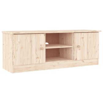 TV-meubel ALTA 112x35x41 cm massief grenenhout 2