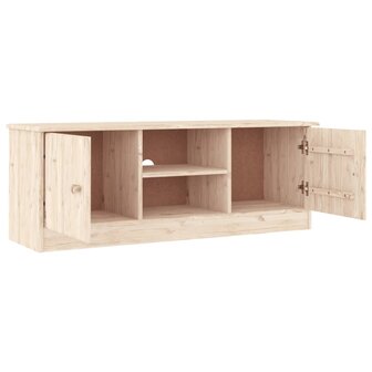 TV-meubel ALTA 112x35x41 cm massief grenenhout 3