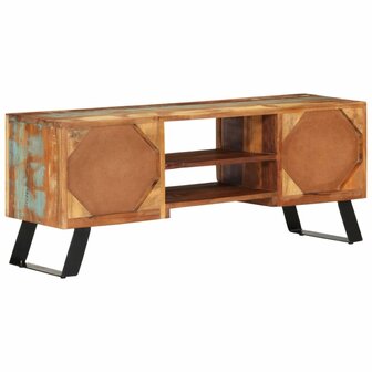 Tv-meubel 112x30x45 cm massief gerecycled hout 6