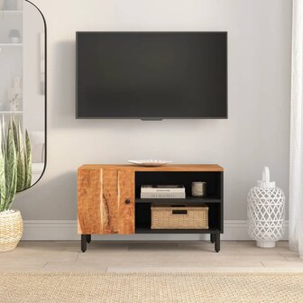 Tv-meubel 80x33x46 cm massief acaciahout 3