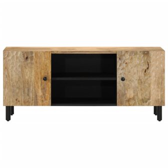 Tv-meubel 105x33x46cm massief mangohout 3