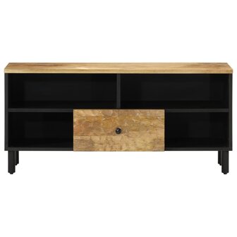 Tv-meubel 100x33x46 cm massief mangohout 3