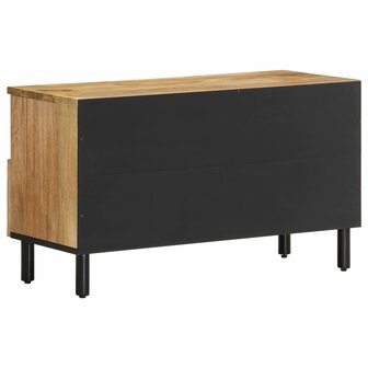 Tv-meubel 80x33x46 cm massief mangohout 5