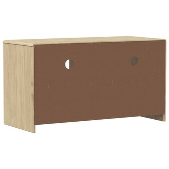 Tv-meubel SAUDA 99x43x55 cm massief grenenhout eikenkleurig 6