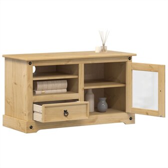 Tv-meubel Corona 100x45x58 cm massief grenenhout 1