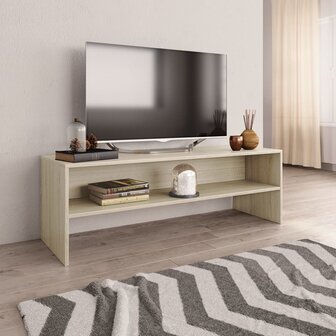 Tv-meubel 120x40x40 cm bewerkt hout sonoma eikenkleurig 1