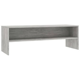 Tv-meubel 120x40x40 cm bewerkt hout betongrijs 2