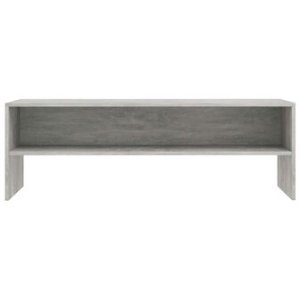 Tv-meubel 120x40x40 cm bewerkt hout betongrijs 4