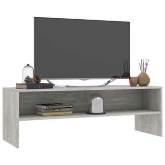 Tv-meubel 120x40x40 cm bewerkt hout betongrijs 6