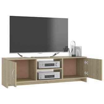 Tv-meubel 120x30x37,5 cm bewerkt hout sonoma eikenkleurig 4