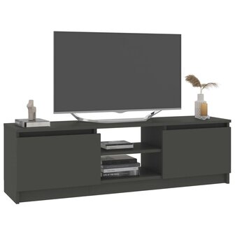 Tv-meubel 120x30x35,5 cm bewerkt hout grijs 3