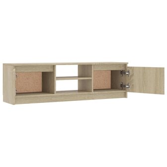 Tv-meubel 120x30x35,5 cm bewerkt hout sonoma eikenkleurig 5