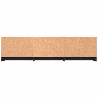 Tv-meubel 140x40x35,5 cm bewerkt hout zwart 6