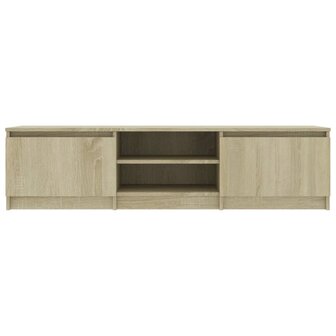 Tv-meubel 140x40x35,5 cm bewerkt hout sonoma eikenkleurig 4