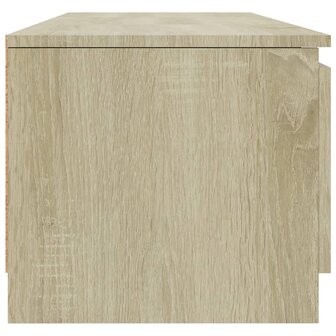 Tv-meubel 140x40x35,5 cm bewerkt hout sonoma eikenkleurig 5